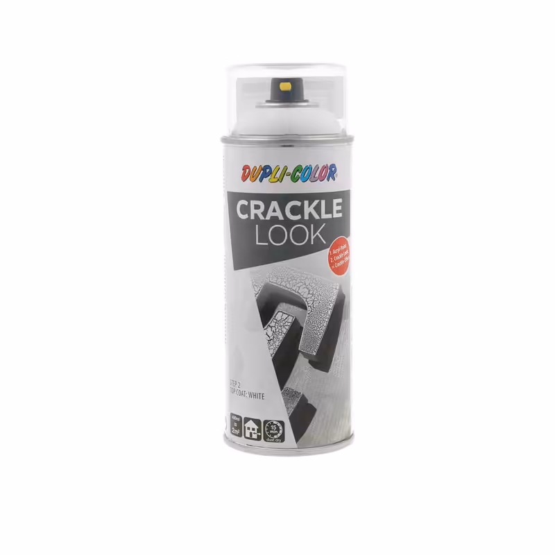 اسپری طرح ترک خوردگی سفید دوپلی کالر مدل CRACKLE LOOK حجم 400 میلی لیتر