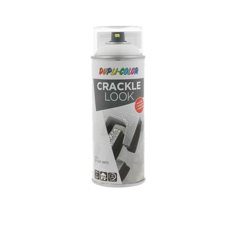 اسپری طرح ترک خوردگی سفید دوپلی کالر مدل CRACKLE LOOK حجم 400 میلی لیتر