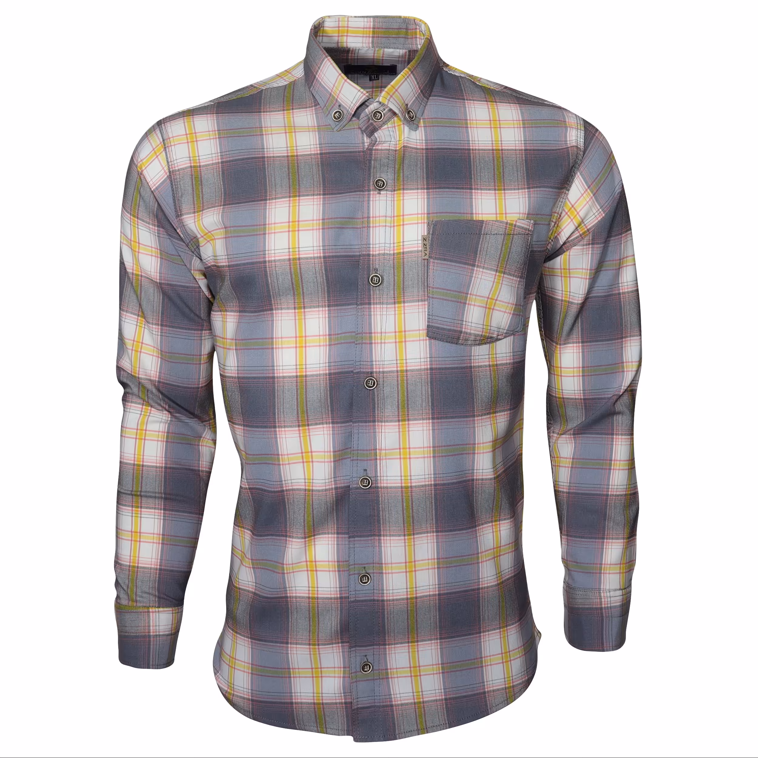 پیراهن مردانه چهارخانه کشی مدل4