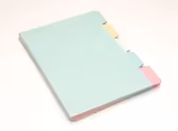 دیوایدر مقوایی سایز A3 پنج رنگ 100 برگ