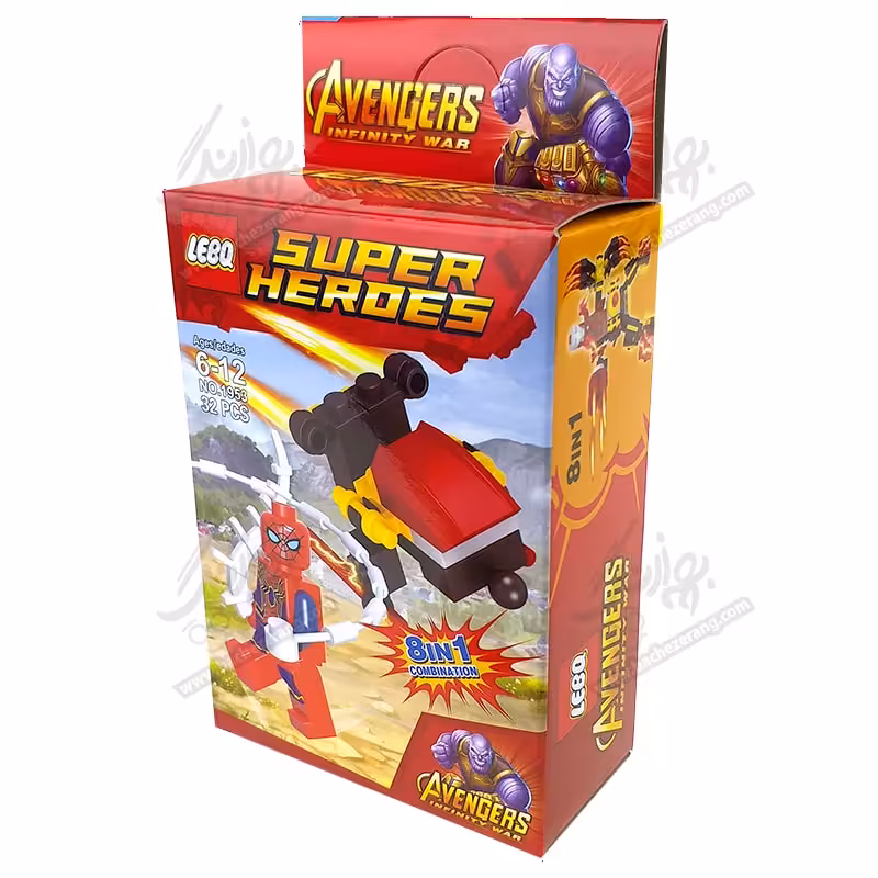 لگو ساختنی مرد عنکبوتی به همراه سفینه کد 1953