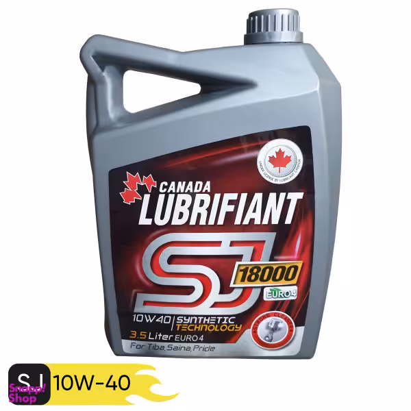 روغن موتور خودرو کانادا لوبریفنت مدل 18000 10w40 حجم 3500 میلی لیتر