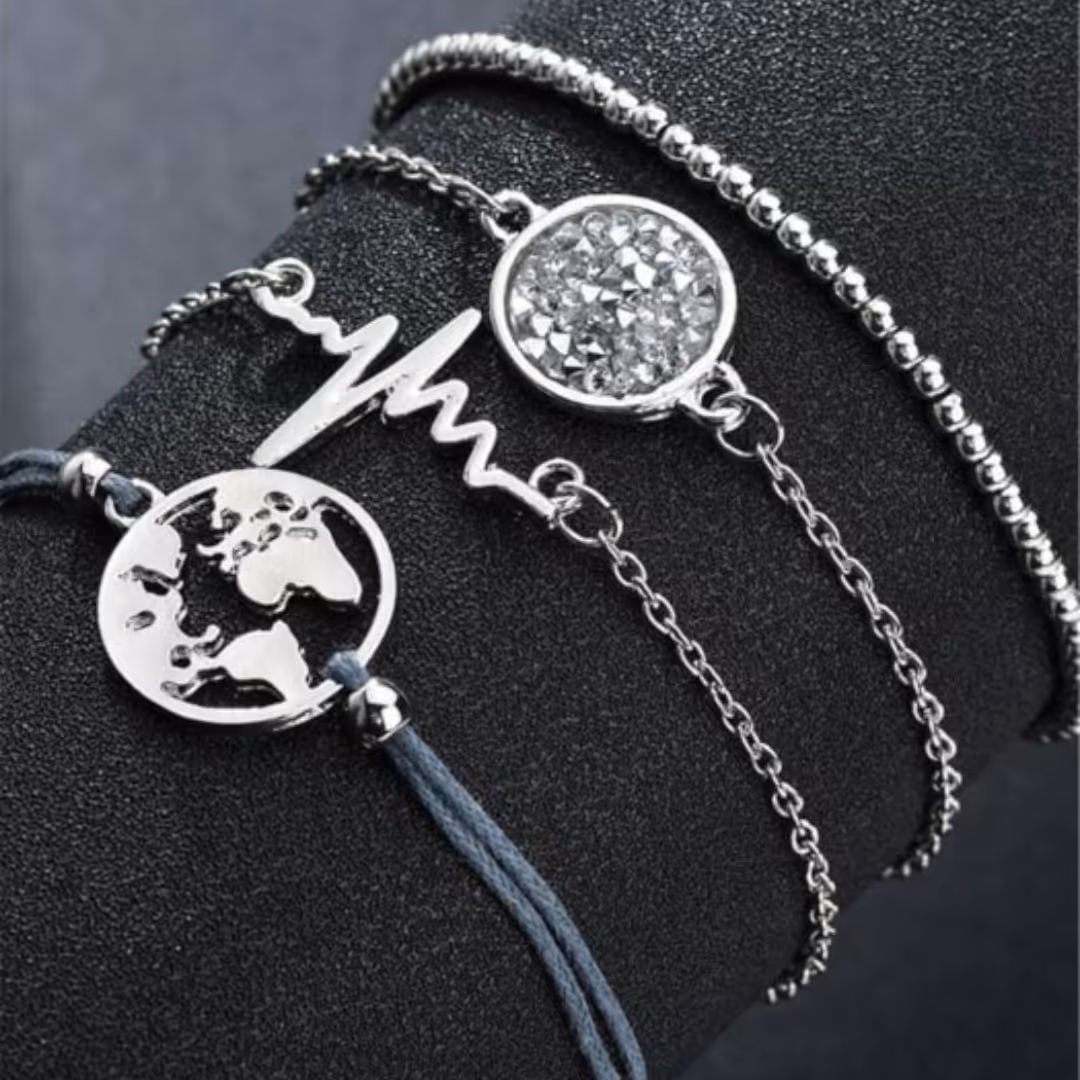 دستبند طرح نقشه 4 عددی