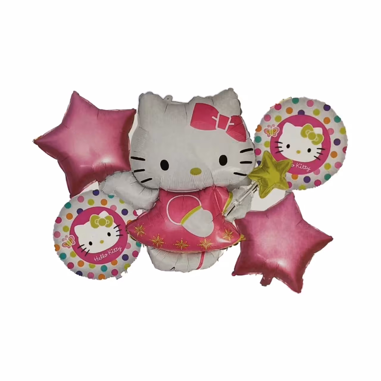 بادکنک فویلی طرح کیتی کد مجموعه 5 عددی