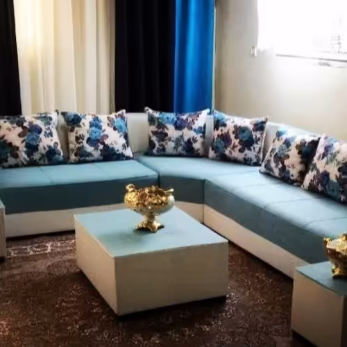 مبلمان مدل  مبل دسته دوبل ال کنج راحتی 