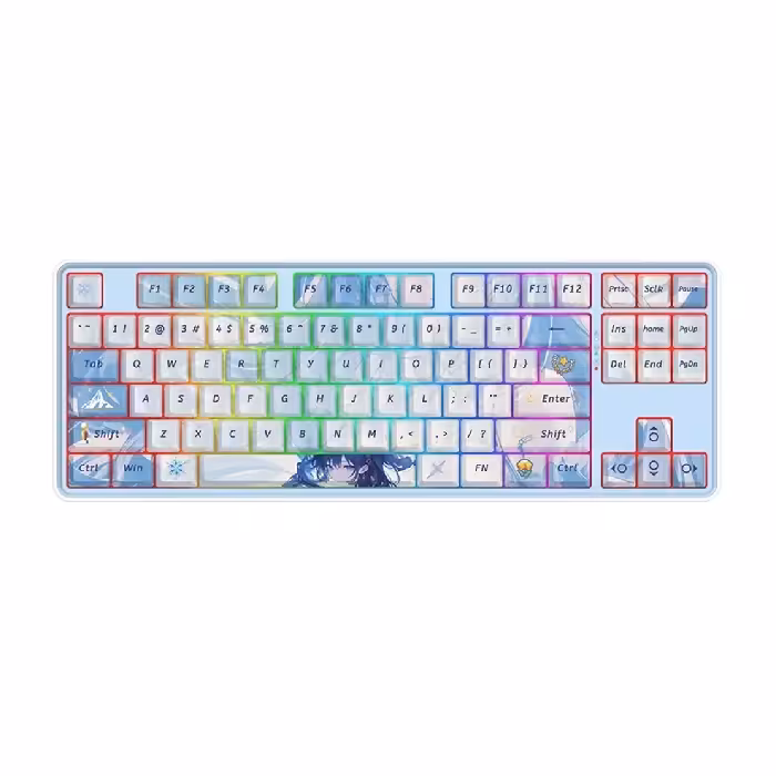 کیبورد بی سیم و باسیم مکانیکال گیمینگ ردراگون مدل K707 AK PRO