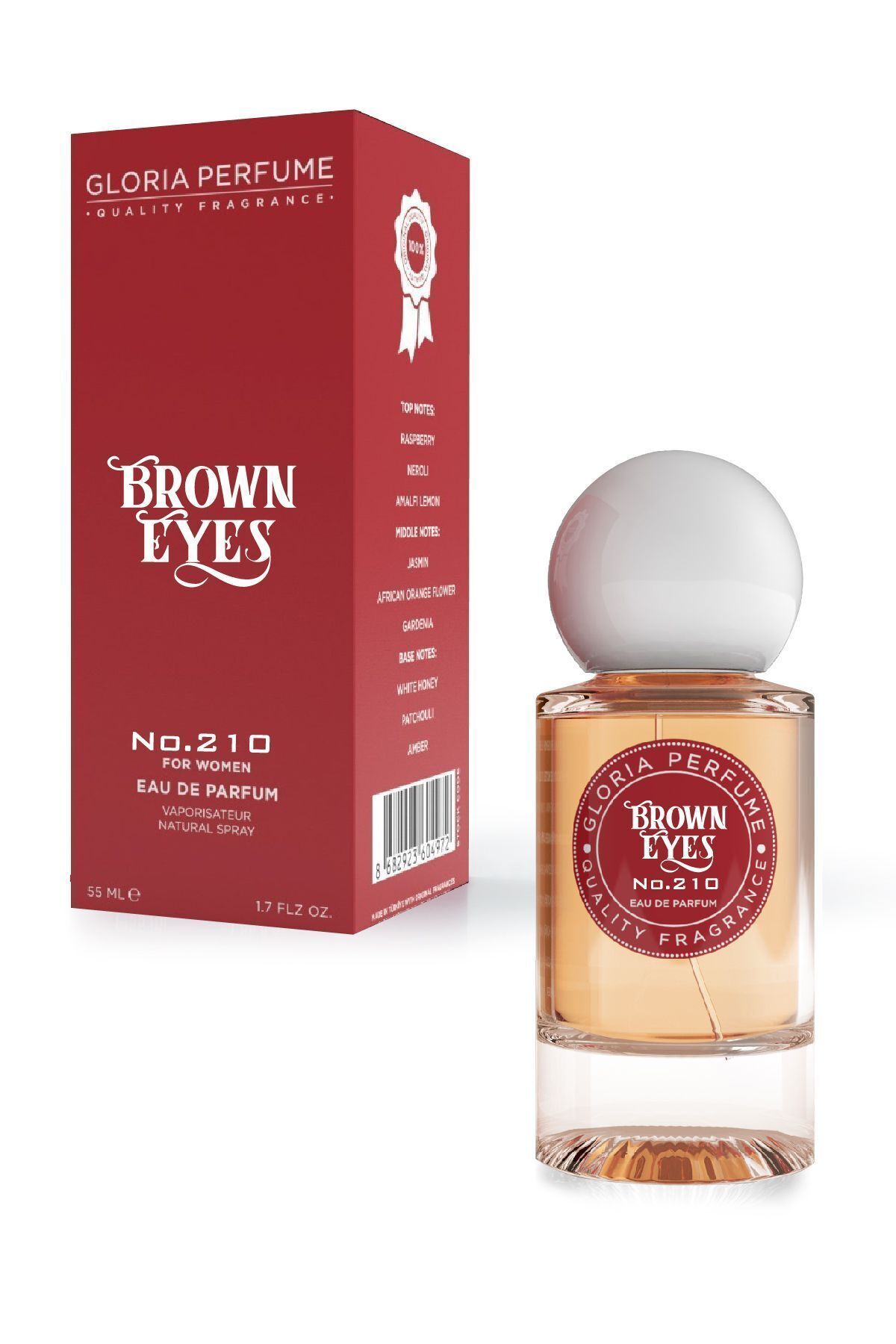 عطر زنانه چشم قهوه ای 55 میل ادوپرفیوم Gloria Perfume