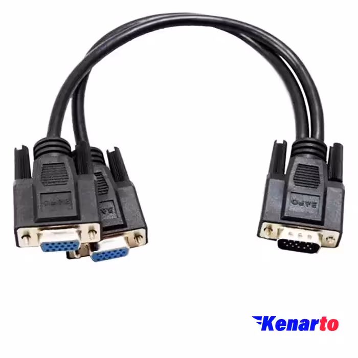 تبدیل تبدیل 1 به 2 پورت VGA