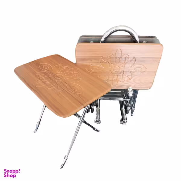 میز عسلی مدل صندوقی F1 بسته 4 عددی