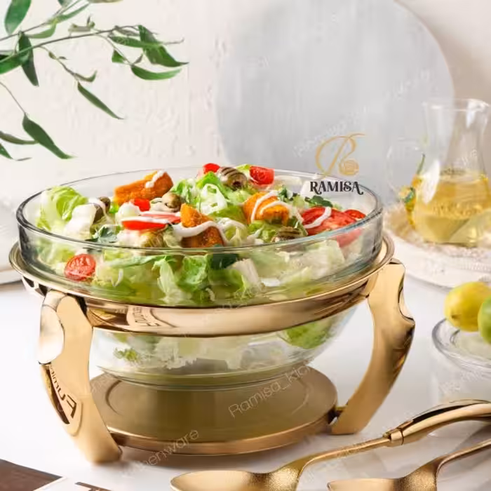 سالاد خوری استیل طلایی رامیسا