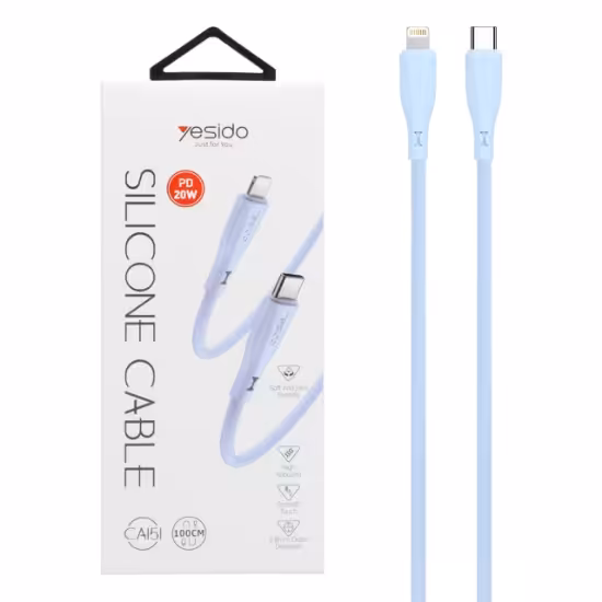 کابل تبدیل PD و فست شارژ Type-C to Lightning یسیدو مدل CA151