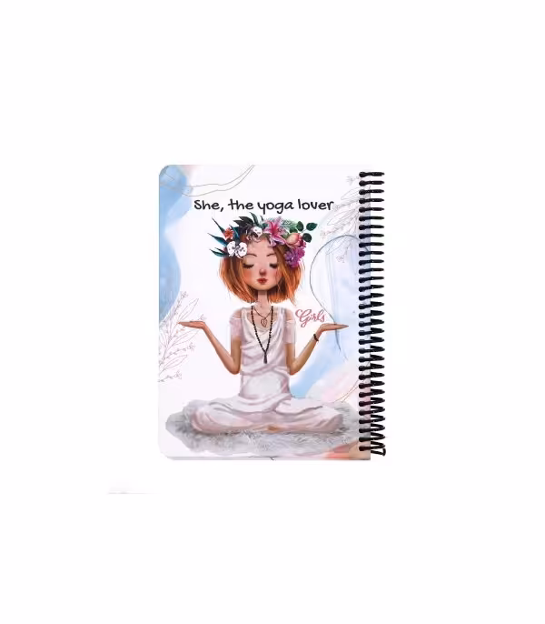 دفتر یادداشت دات نوت سری دختران-طرح yoga lover 2