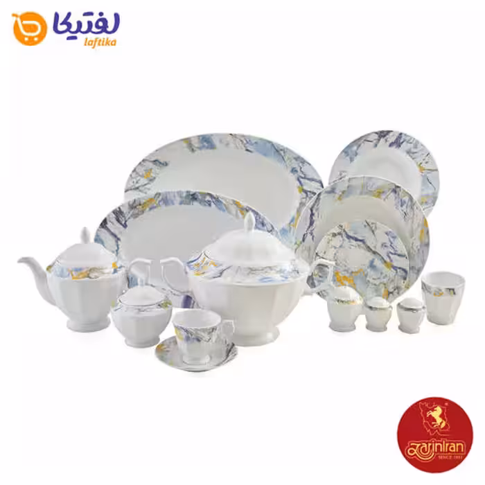 سرویس گلد استون چینی زرین نئوکلاسیک 12 نفره 103 پارچه