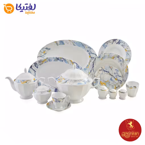 سرویس گلد استون چینی زرین نئوکلاسیک 12 نفره 103 پارچه