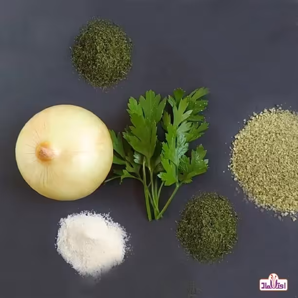 طعم دهنده پیازجعفری 250 گرمی اعتماد (پیازجعفری )(پیاز جعفری ) | amazonchi