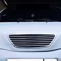 جلو پنجره طرح 6 خط استیل مناسب تیبا کد 0064