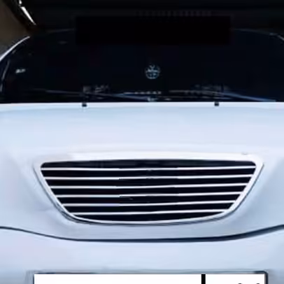 جلو پنجره طرح 6 خط استیل مناسب تیبا کد 0064