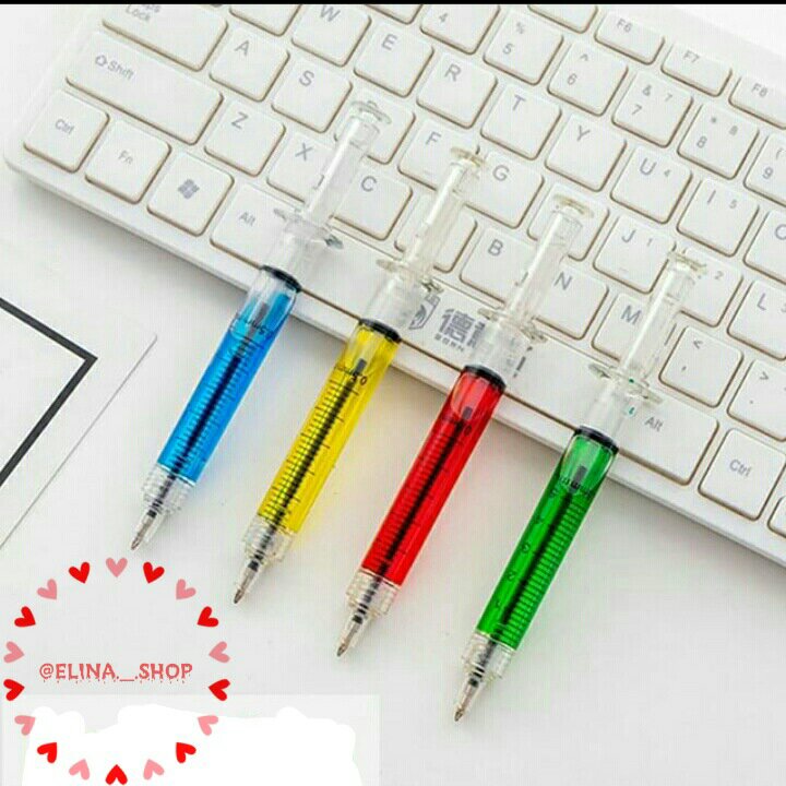 خودکار فانتزی آمپول/سرنگ آکواریومی 💉