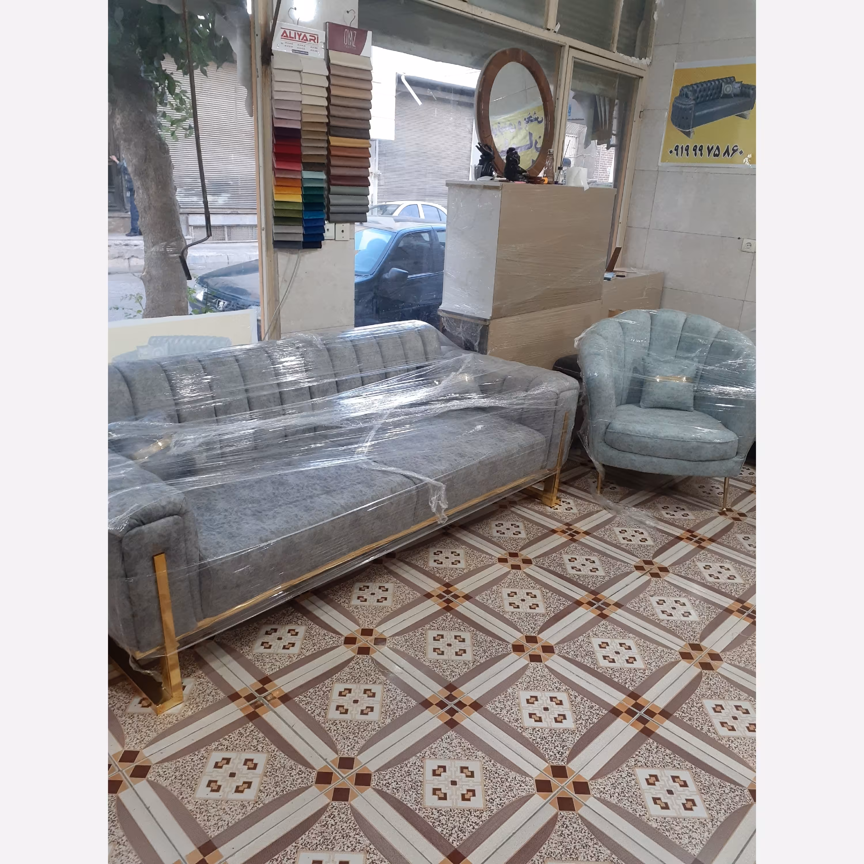 مبل صدفی  8 نفره تختشو زیبامون تقدیم نگاه قشنگتون 