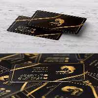 کارت ویزیت لایه باز سالن زیبایی | گرافیک با طعم تربچه