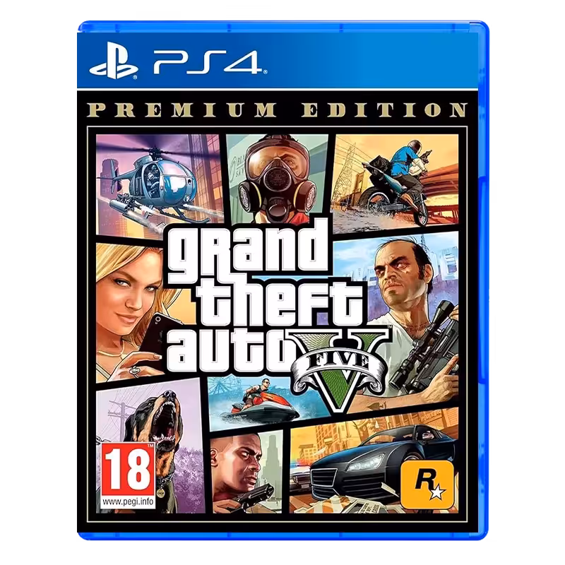خرید دیسک بازی Grand Theft Auto V: Premium Edition برای PS4 پلمپ