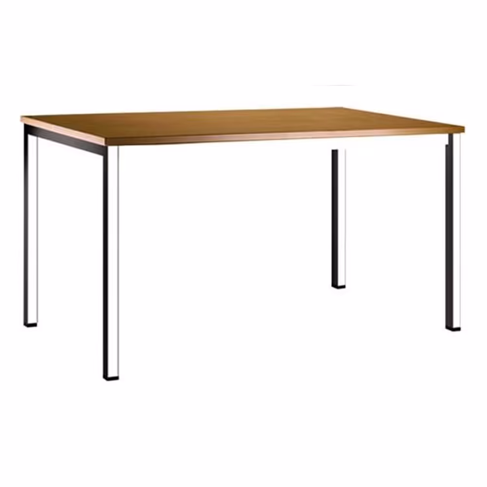 میز صفحه PVC پایه کروم مستطیل 80*120 کد 651 نظری