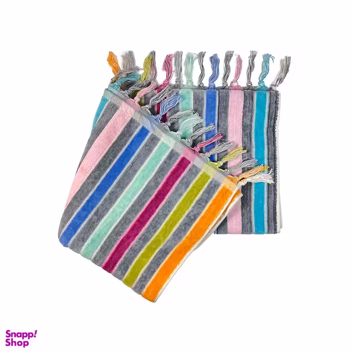 حوله استخری آذر بافت طرح کارنا سایز 70×122 سانتی متر