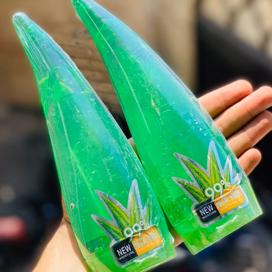 ژل آبرسان آلوئه ورا شاخکی  99 درصد                      