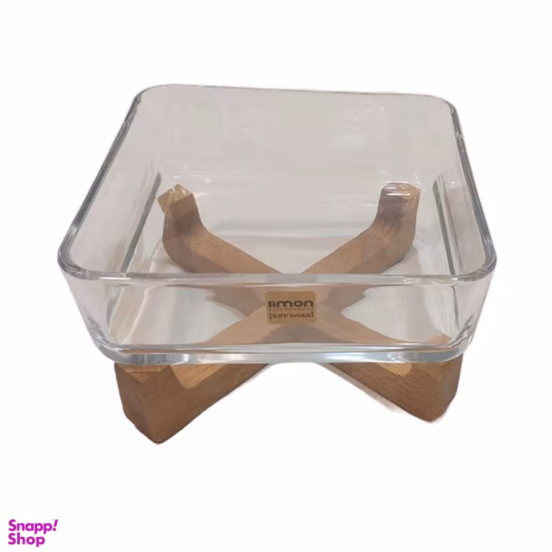 ظرف سرو لیمون مدل پایه چوبی کد RM2163