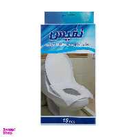 روکش یکبار مصرف توالت فرنگی نفیس مدل A115 بسته 15 عددی