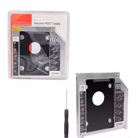 کدی هارد اینترنال اسلیم مدل Second HDD Caddy 9.5mm

