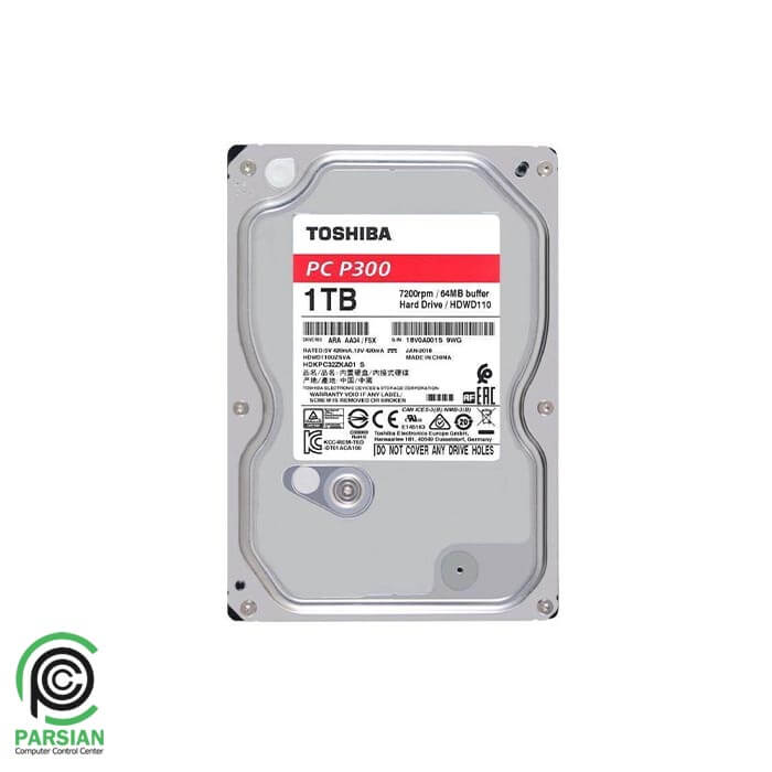 هارددیسک اینترنال توشیبا P300 1TB