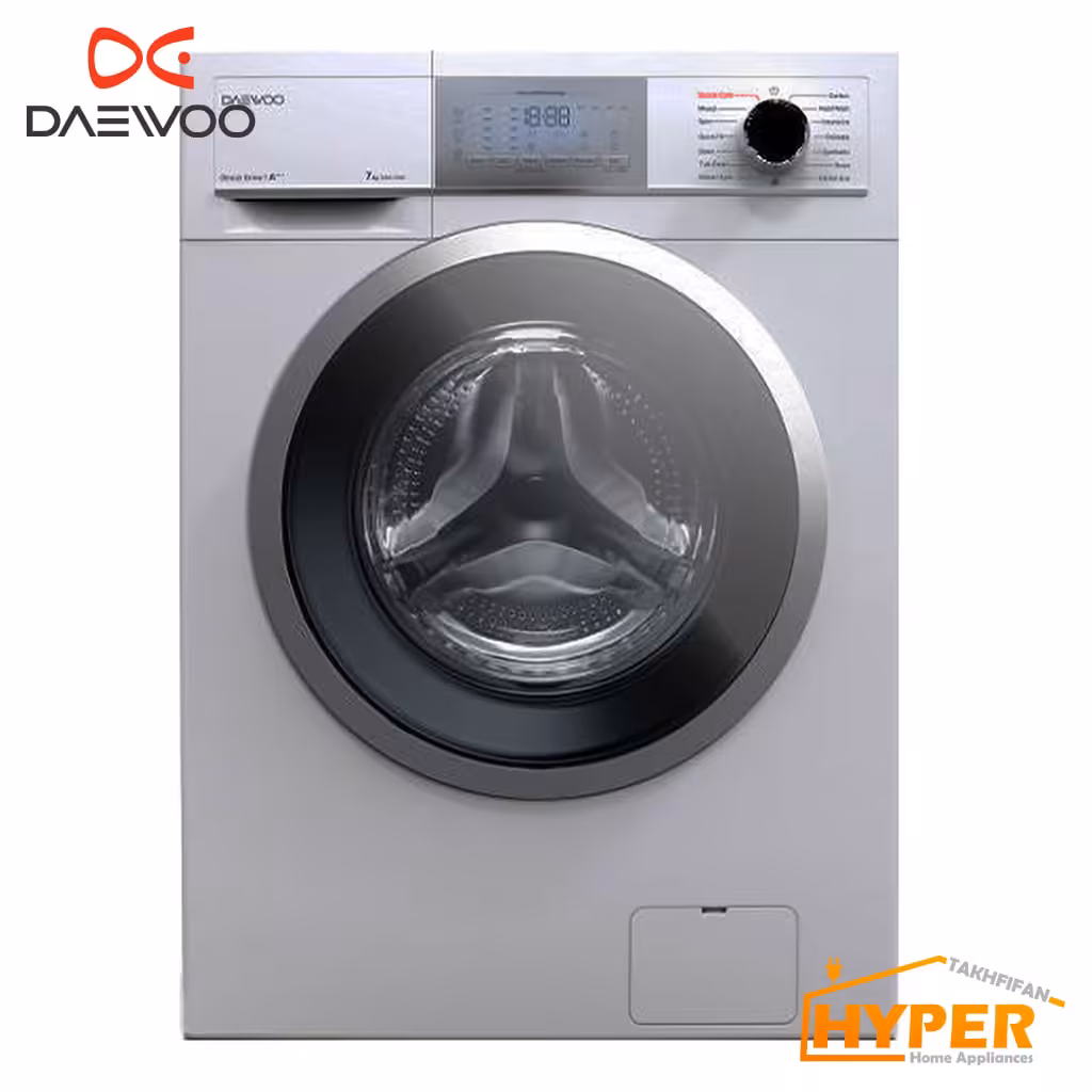ماشین لباسشویی دوو DWK-8022S نقره ای 8 کیلویی
