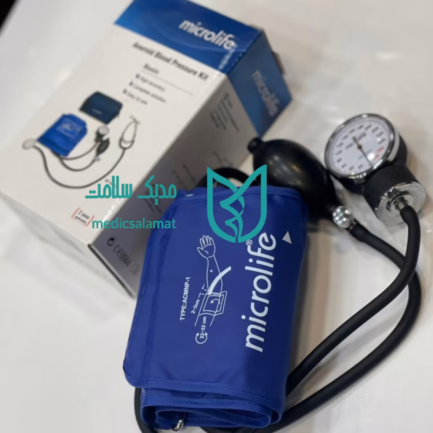 فشار سنج عقربه ای میکرولایف  انالوگ همراه با گوشی ag1