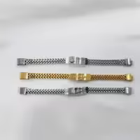 دستبند کارتیر استیل پلاک دار(بنز  ورساچه)