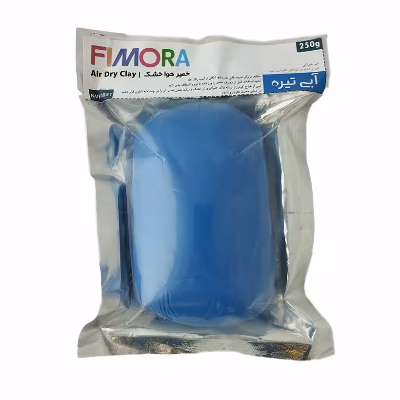 خمیرگل چینی هوا خشک آبی تیره(250 گرمی)