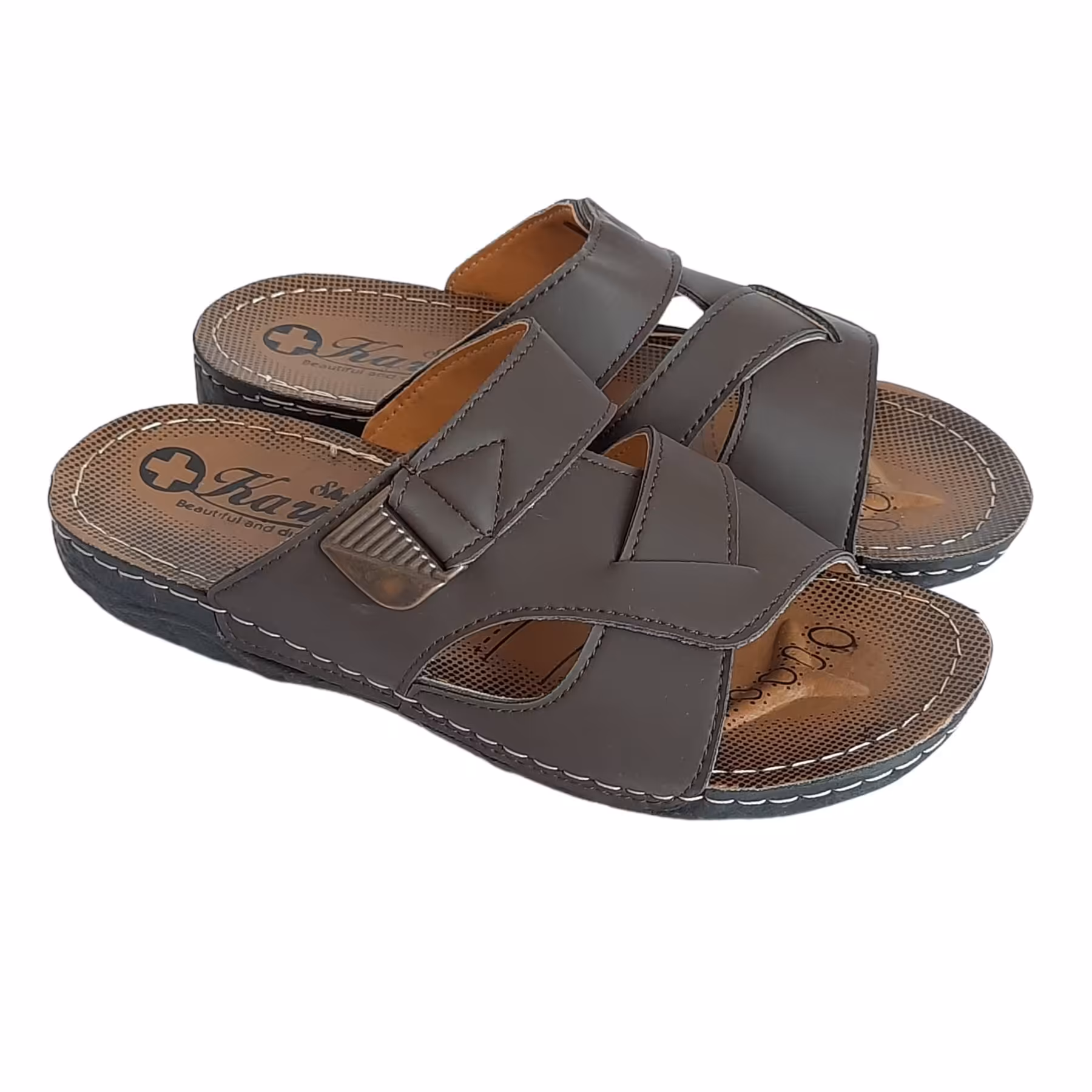 صندل مردانه مدل الیاس، سایز 40 تا 45، رنگ مشکی و قهوه ای