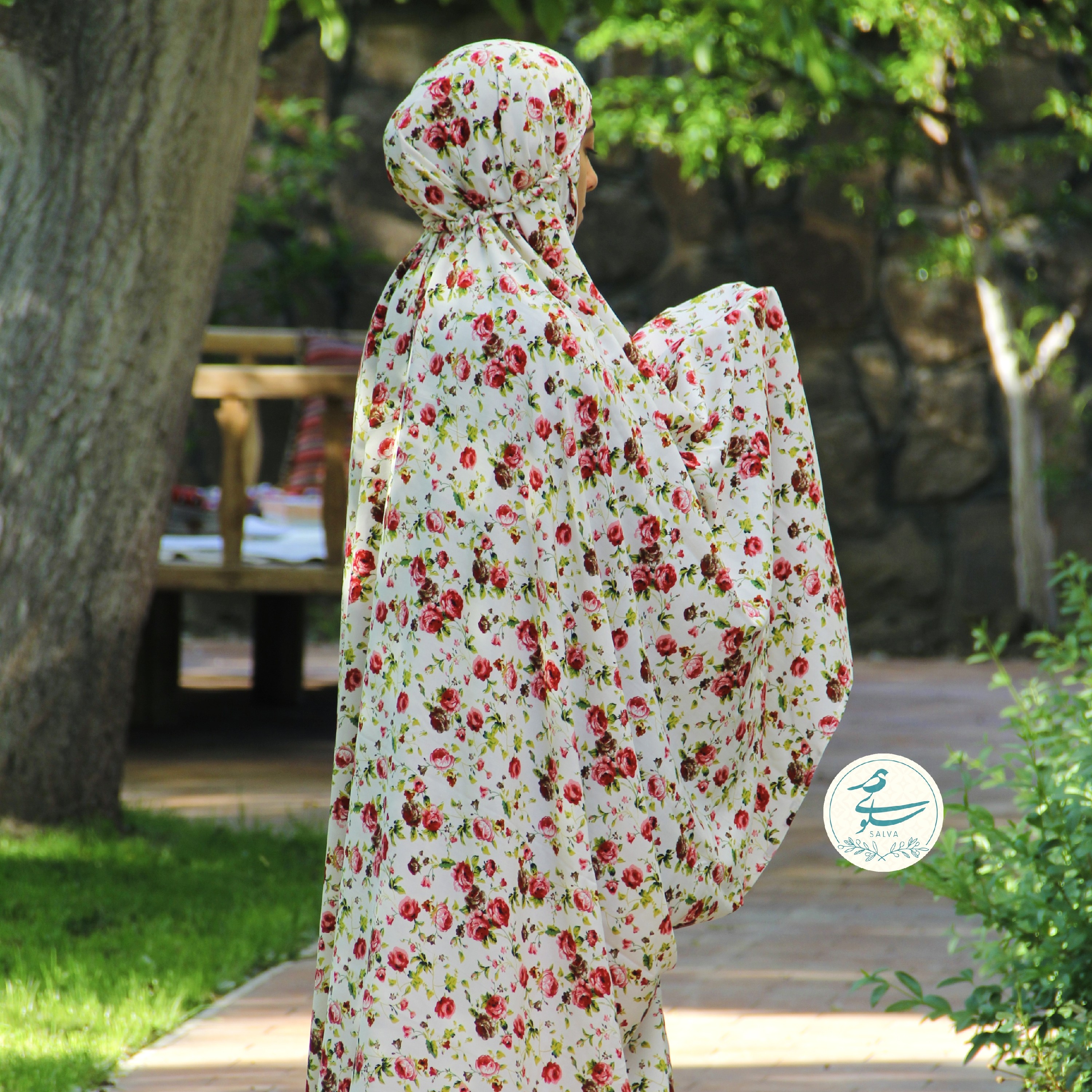 چادر نماز کیسه ای-طرح 25
