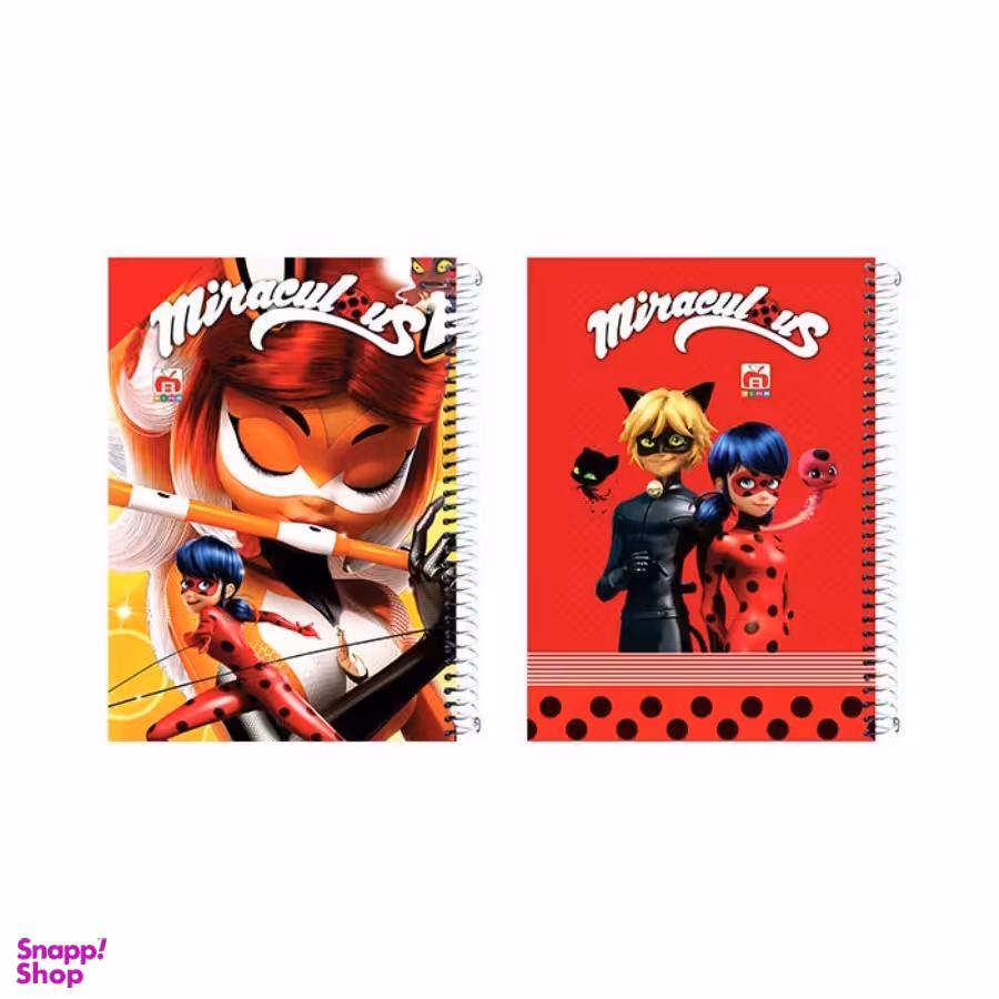 دفتر 40 برگ یک خط سیمی کارتونی کد 7417