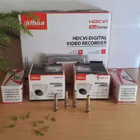 پک کامل دوربین مدار بسته برند داهوا شامل 2عدد دوربین دام با 20 متر قدرت دید در شب و 2 سال گارانتی اصلی و ارسال رایگان