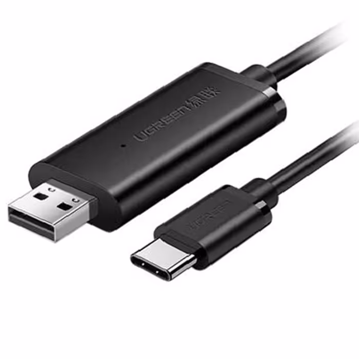 کابل تبدیل 2 متری USB 2.0 A به USB-C Data Link یوگرین مدل 70420