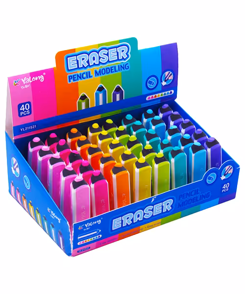 پاک کن فانتزی مدادی  بسته (40عددی)