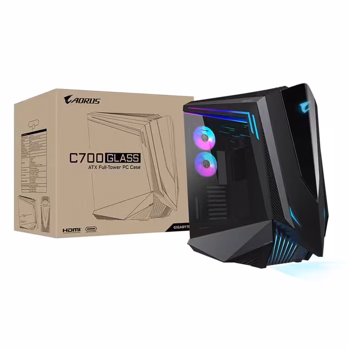 کیس گیمینگ گیگابایت مدل AORUS C700 GLASS