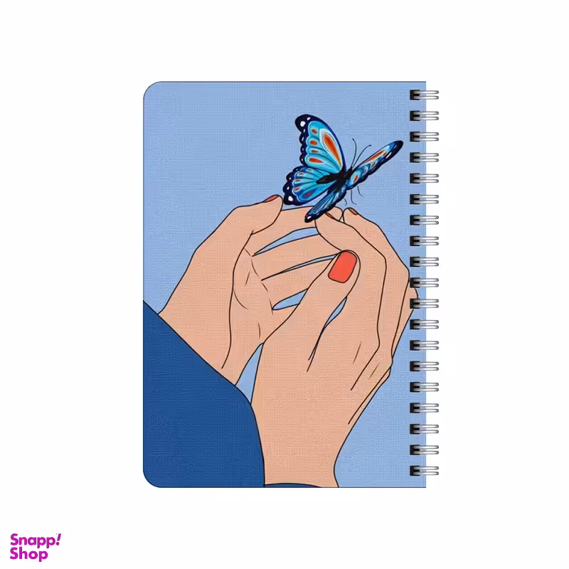 دفترچه یادداشت بامبیلیپ مدل چوبی طرح رویای پروانه ای کد 1332053