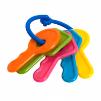 بازی و دندان گیر  دسته کلید (سدای شاد)