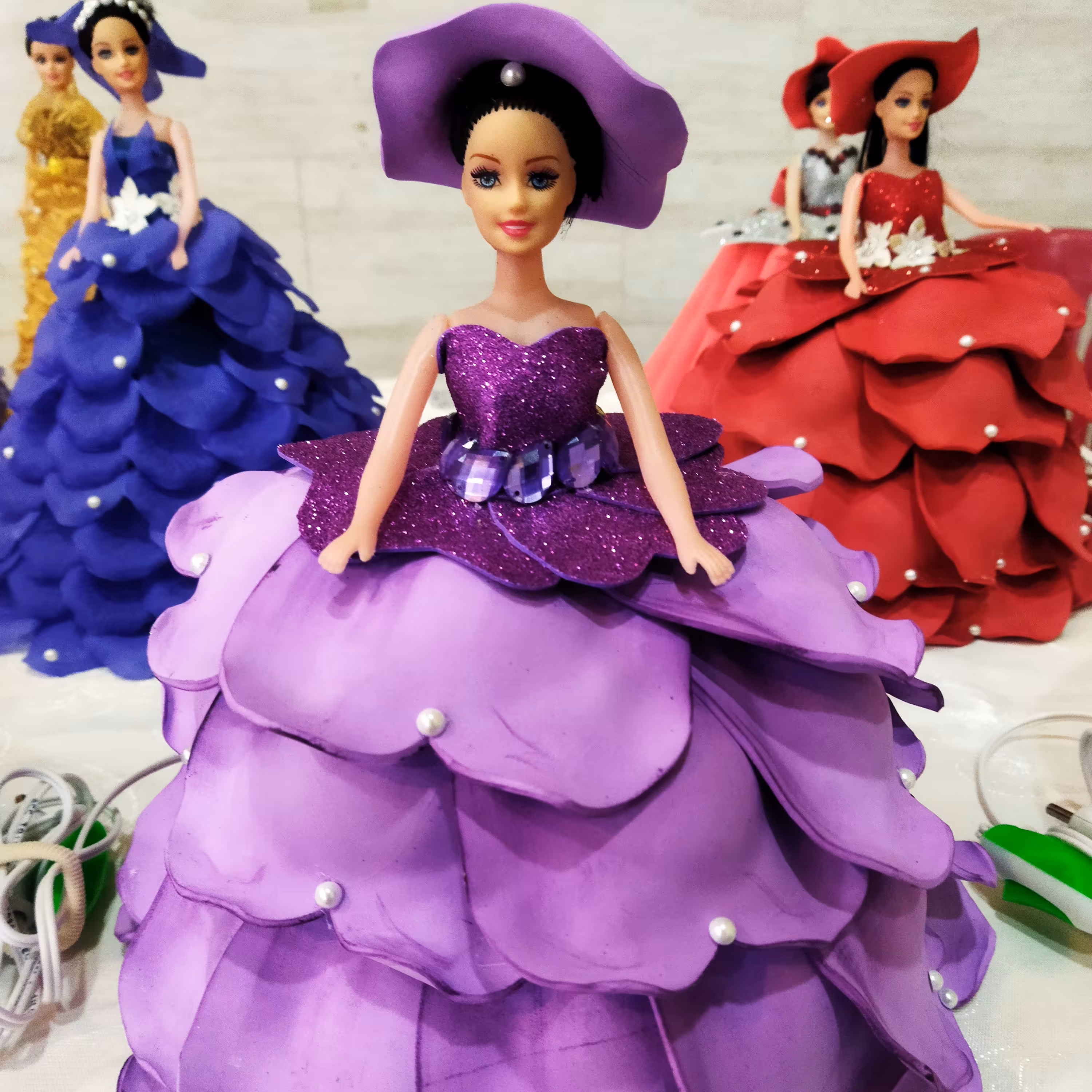 چراغ خواب پرنسسی بنفش