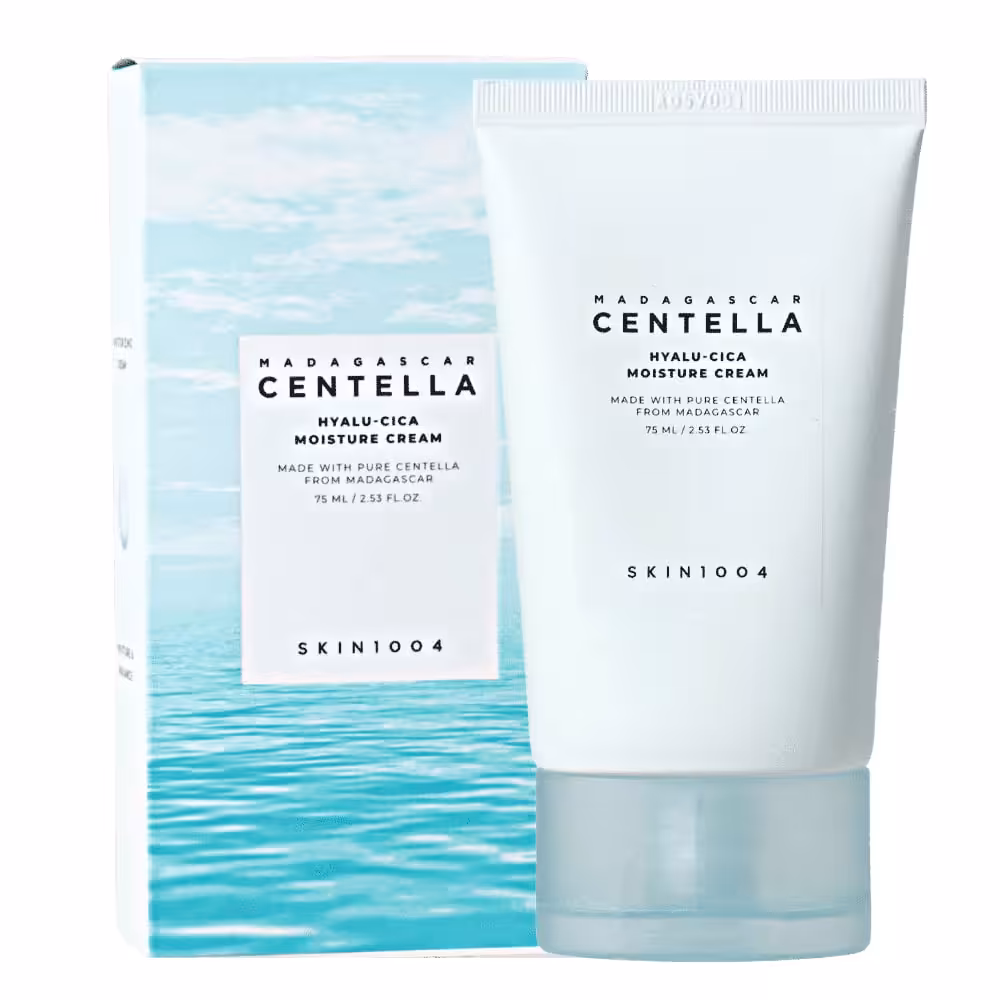 کرم مرطوب کننده ماداگاسکار سنتلا هیالو سیکا اسکین 1004 SKIN1004 Madagascar Centella Hyalu-Cica Moisture Cream