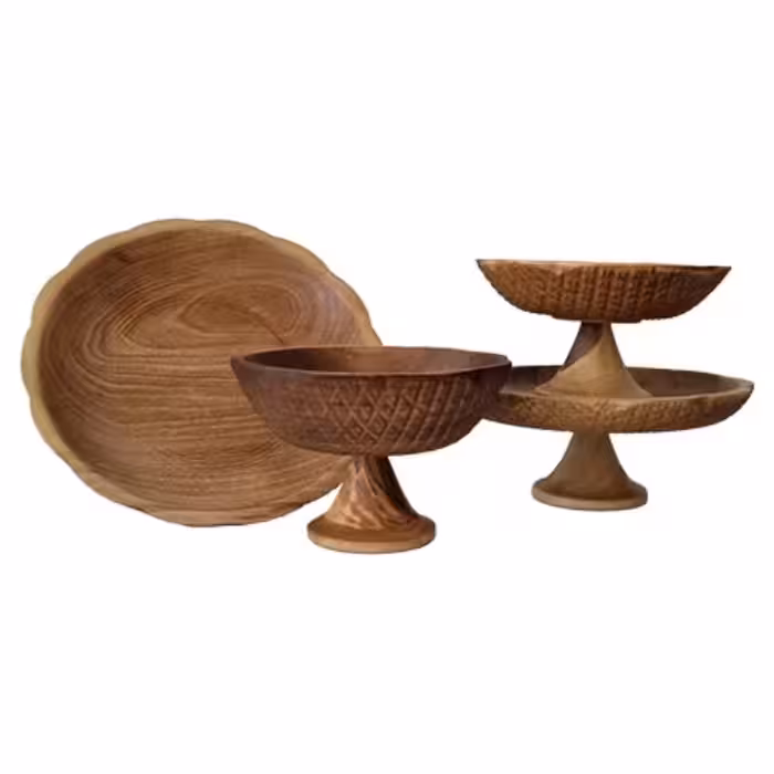 سرویس پذیرایی چوبی مدل کاملیا