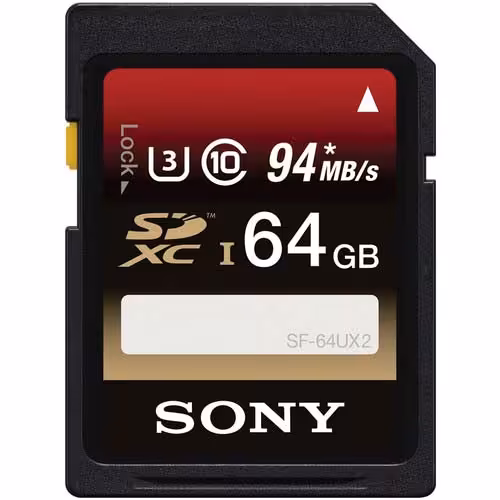 کارت حافظه Sony 64GB High Speed UHS-I SDXC U3