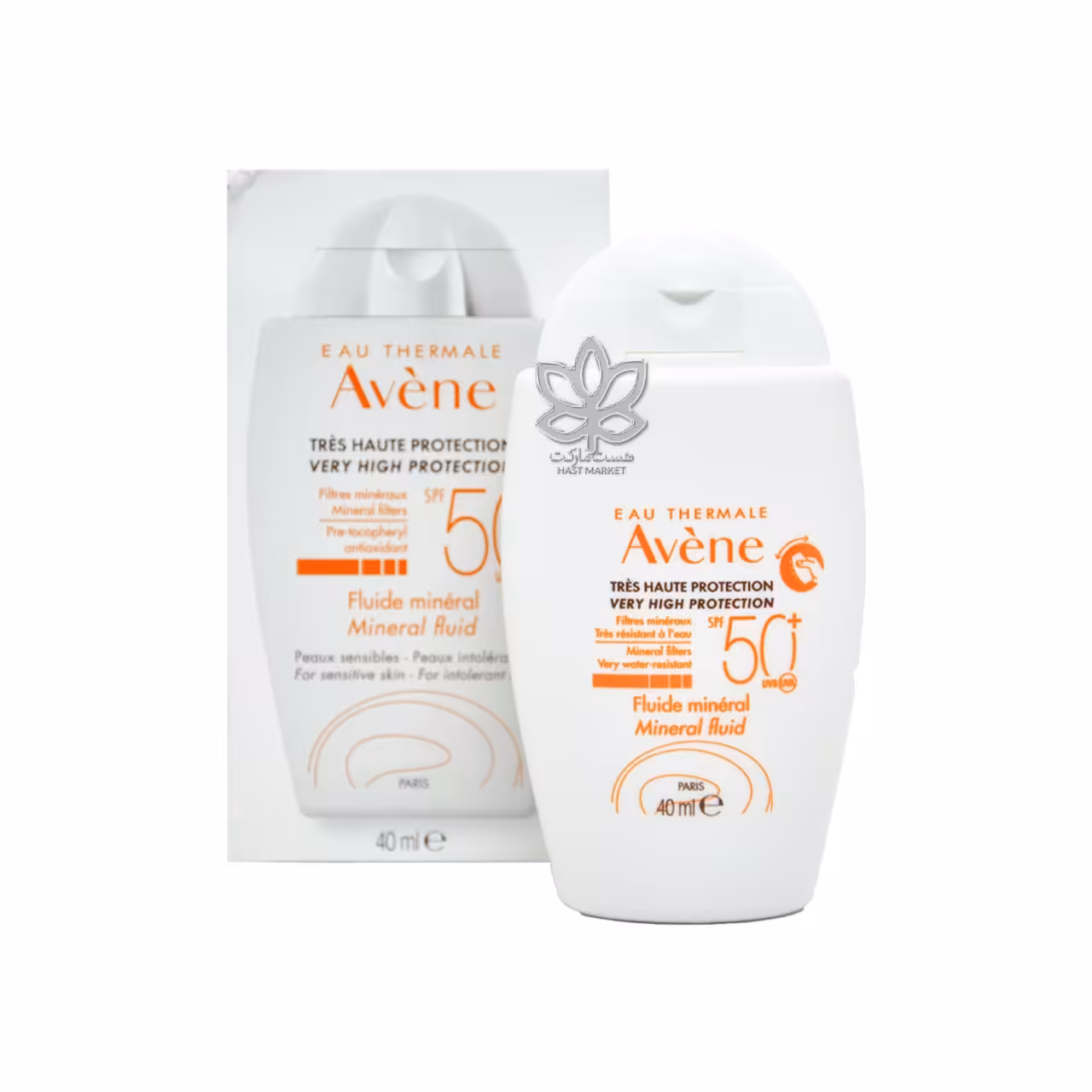 کرم ضد آفتاب بی رنگ 40 میل مینرال فلوید  spf50 اون - avene